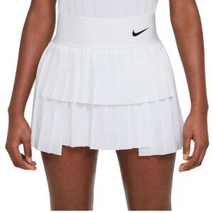 Nike Court Advantage Pleated White Tennis Skirt